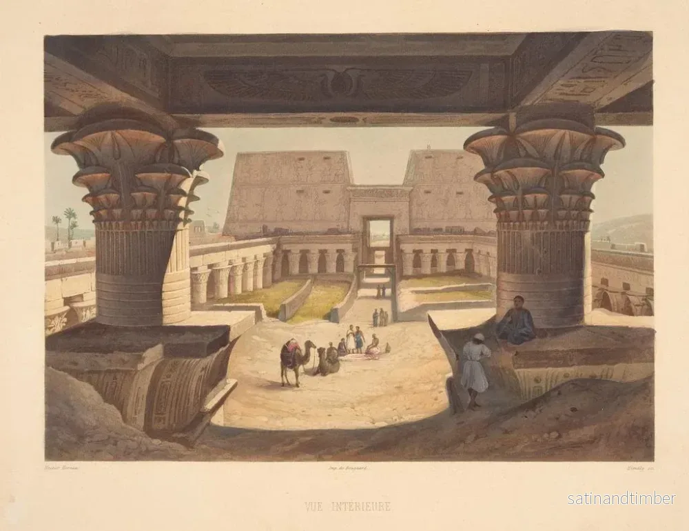 Reproduktion av målningen Vue intérieure - Hector Horeau - Bild 2