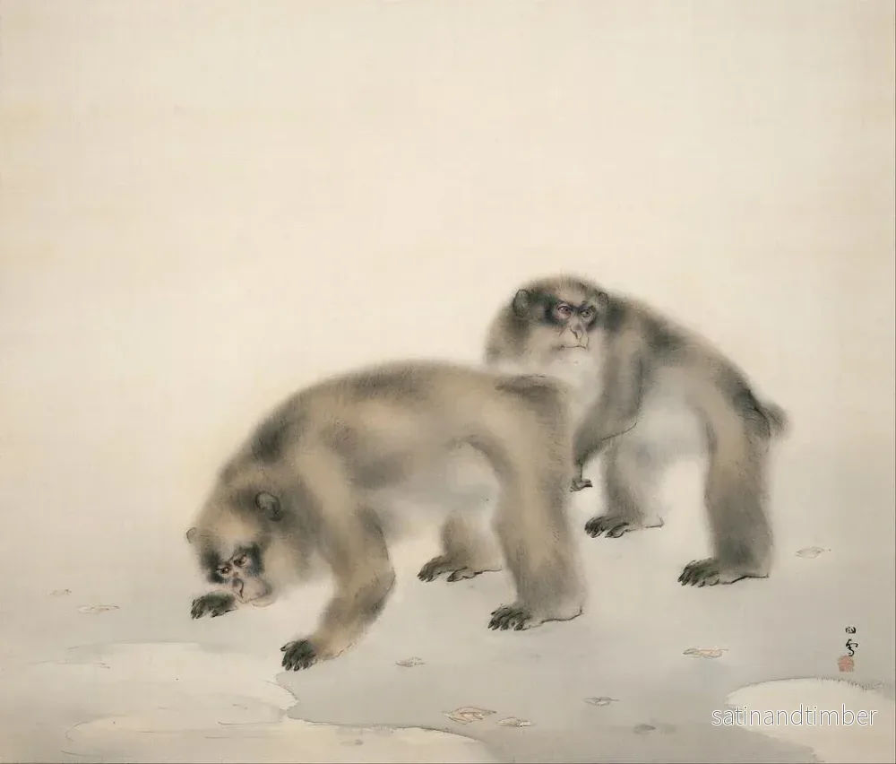 Reproduktion av målningen Morgon efter regn - Hashimoto Kansetsu - Bild 2