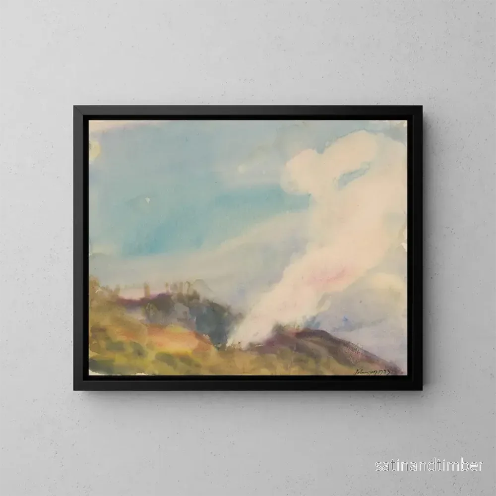 Reproduktion av målningen Feu d'automne flamboyant - Zolo Palugyay