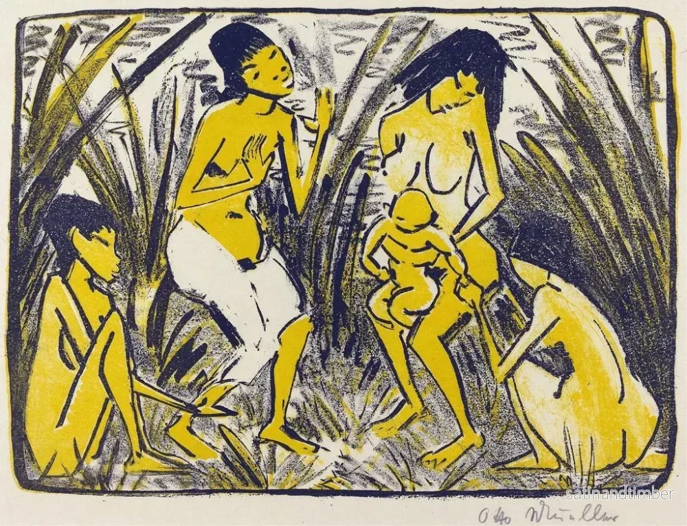 Reproduktion av målningen La découverte de Moïse - Otto Mueller - Bild 2