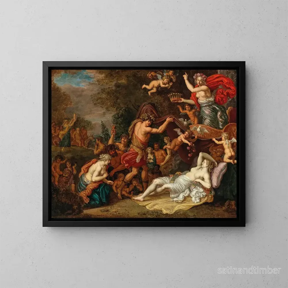 Reproduktion av målningen En allegori om Venus skönhet - Simon de Vos