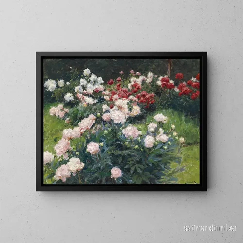 Reproduktion av målningen Pivoines - Wilhelm Bernatzik