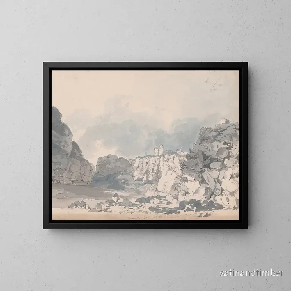 Reproduktion av målningen Château de Dunnottar – James Moore Reproduktion av målningen Château de Dunnottar – James Moore