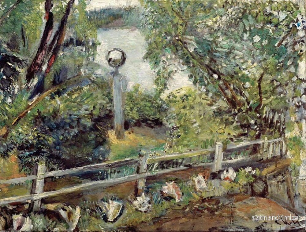 Reproduktion av målningen Le jardin avec la boule de verre - Christian Krohg - Bild 2