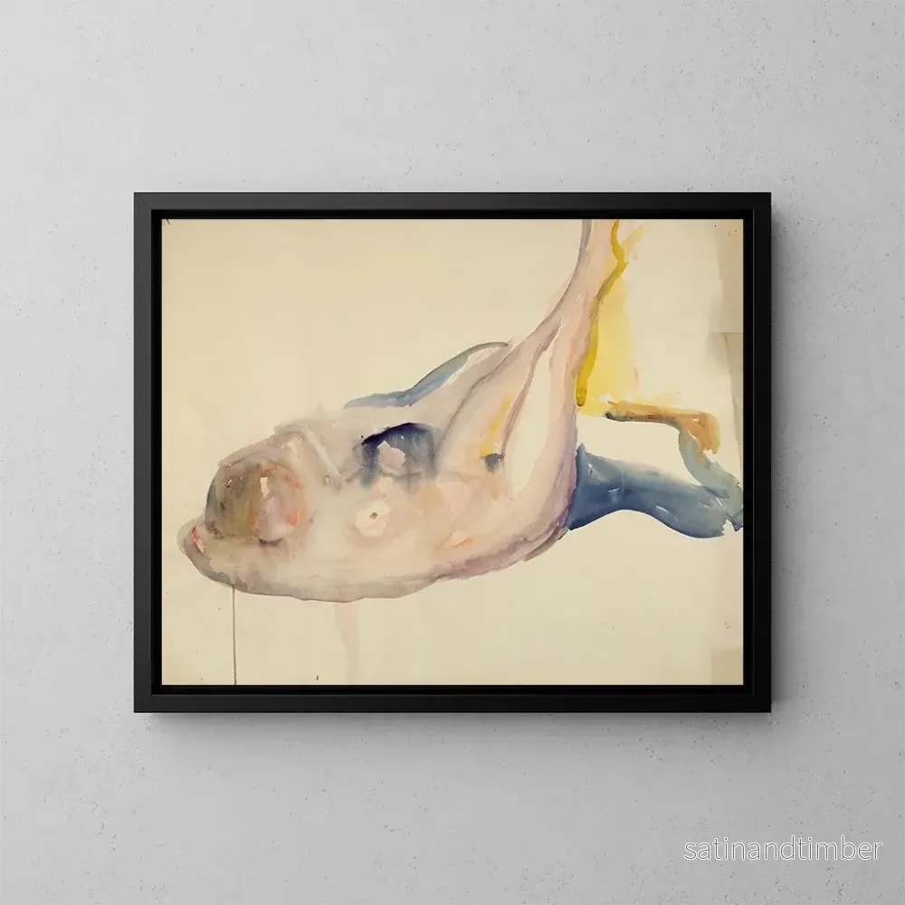 Reproduktion av målningen avlång akt med benen upphöjda – Edvard Munch Reproduktion av målningen avlång akt med benen upphöjda – Edvard Munch