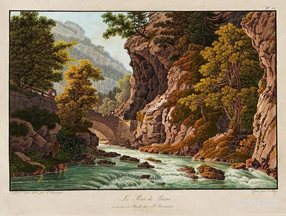 Reproduktion av målningen Le Pont de Penne - Peter Birmann - Bild 2