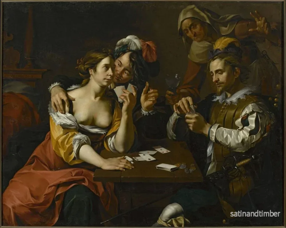 Reproduktion av målningen Kortspel - Wouter Pietersz Crabeth II - Bild 2