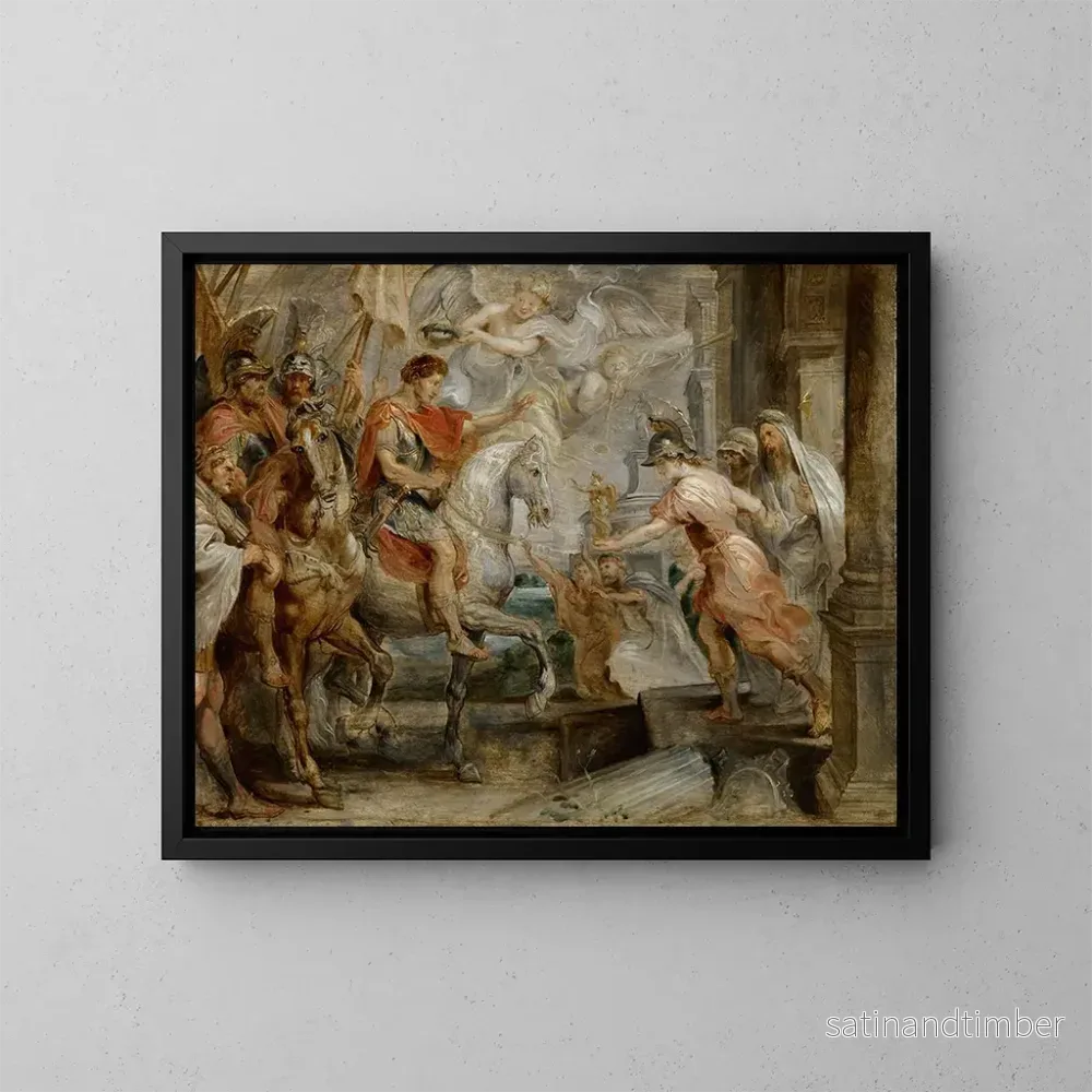 Reproduktion av målningen av Constantin den store triumfatoriska intåg i Rom – Peter Paul Rubens Reproduktion av målningen av Constantin den store triumfatoriska intåg i Rom – Peter Paul Rubens