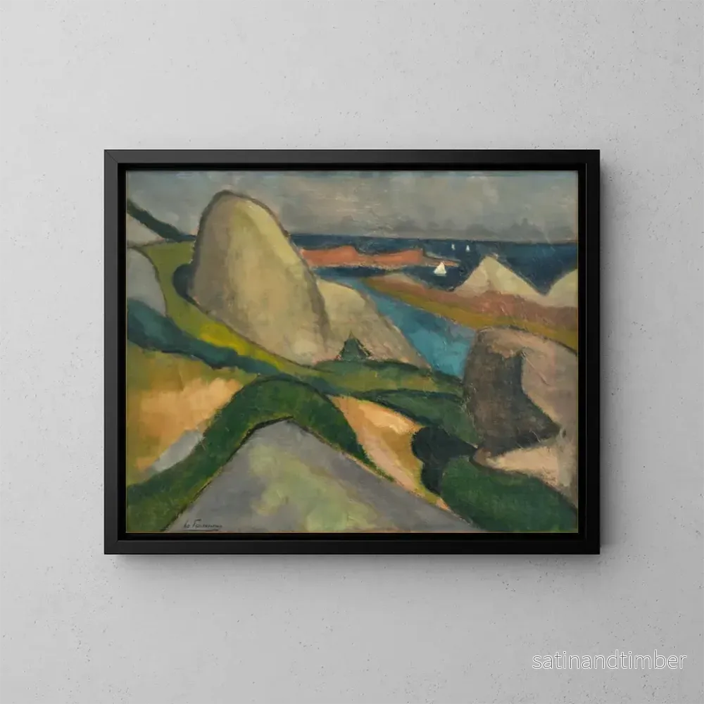 Reproduktion av målningen Ploumanac'h - Henri Victor Gabriel Le Fauconnier