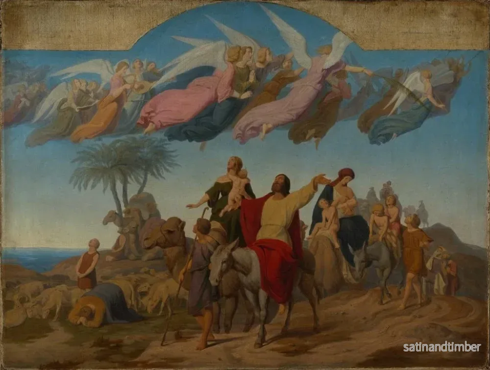Reproduktion av målningen Le retour de Jacob dans la terre promise - Georg Pencz - Bild 2