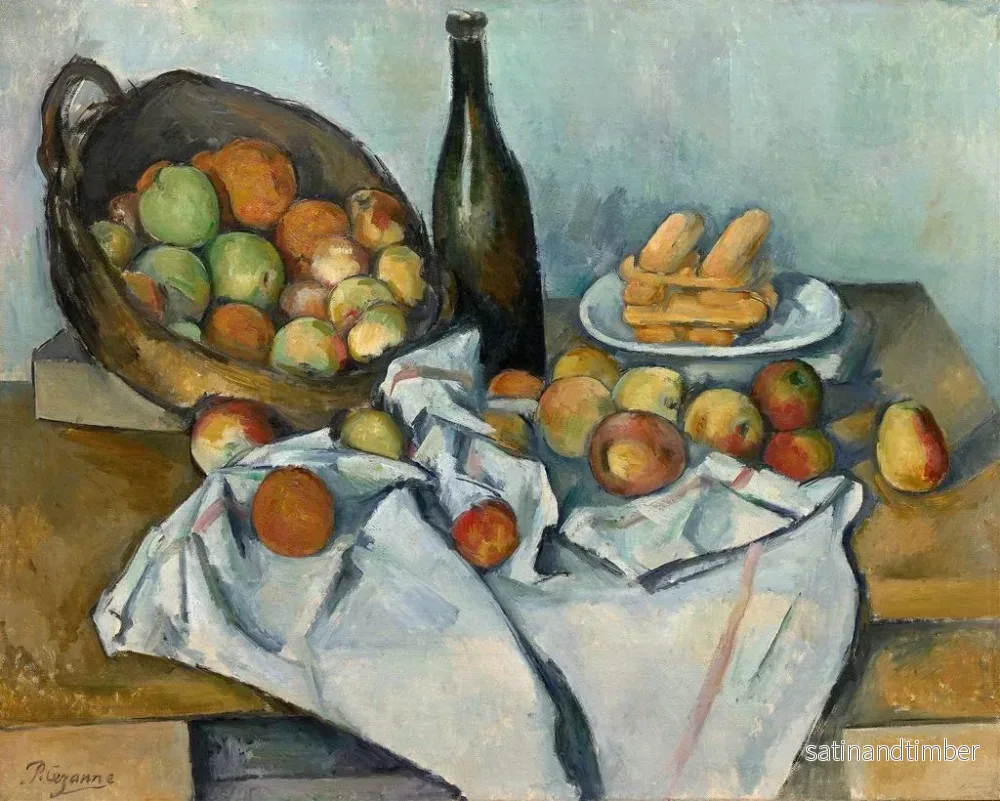 Reproduktion av målningen Le Panier de pommes - Paul Cézanne - Bild 2