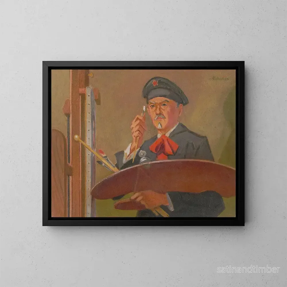 Reproduktion av målningen Självporträtt - James C. Kulhanek