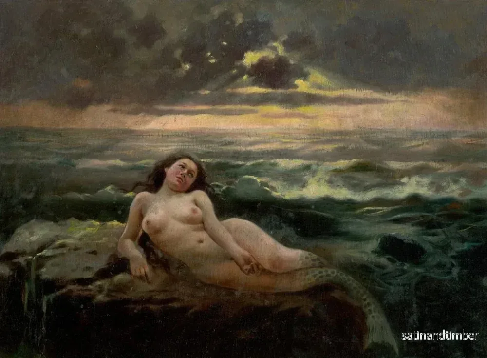 Reproduktion av målningen Vågorna av havet - Gustav Mahler - Bild 2