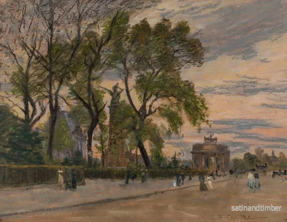 Reproduktion av målningen Le Carrousel - Georges-Émile Carette - Bild 2