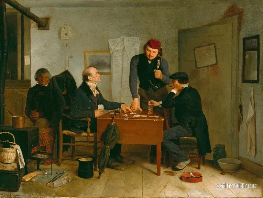 Reproduktion av målningen Les Joueurs de cartes - Richard Caton Woodville - Bild 2