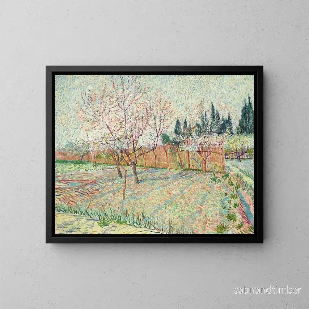 Reproduktion av målningen Verger med cypresser - Vincent van Gogh