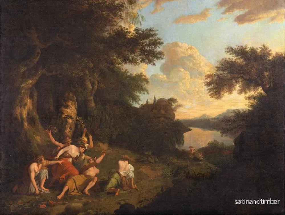 Reproduktion av målningen La Mort d'Orphée - Thomas Jones - Bild 2
