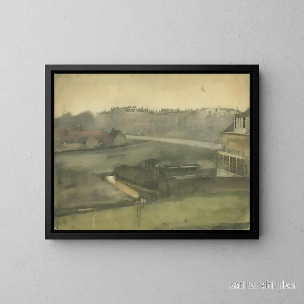 Reproduktion av målningen Vue près du parc Oosterpark à Amsterdam – Willem Witsen Reproduktion av målningen Vue près du parc Oosterpark à Amsterdam – Willem Witsen