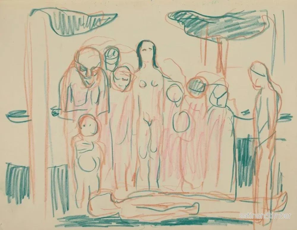 Reproduktion av målningen Oskapat konsttryck 23 - Edvard Munch - Bild 2