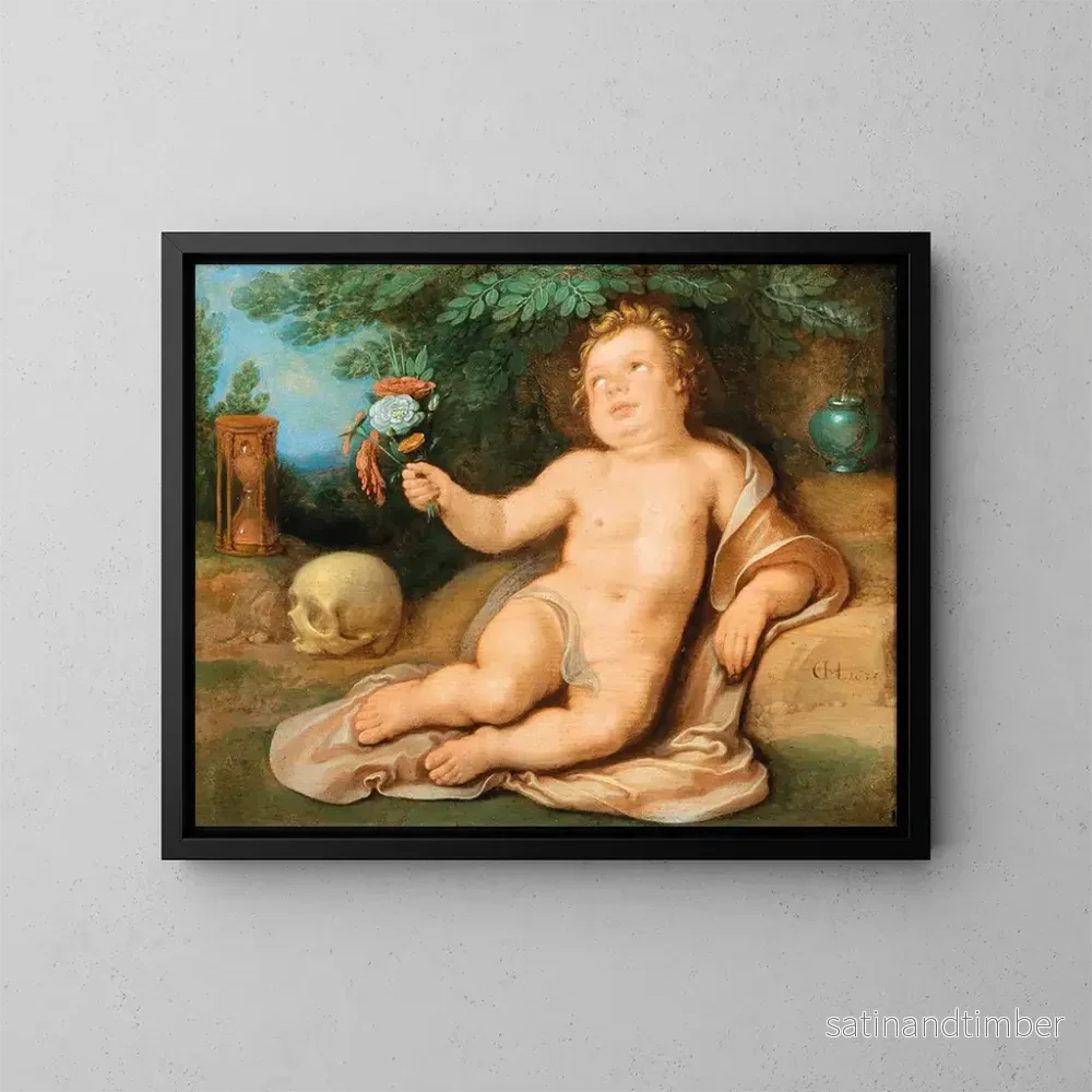 Reproduktion av målningen En allegori om fåfänga – Cornelis Cornelisz van Haarlem Reproduktion av målningen En allegori om fåfänga – Cornelis Cornelisz van Haarlem