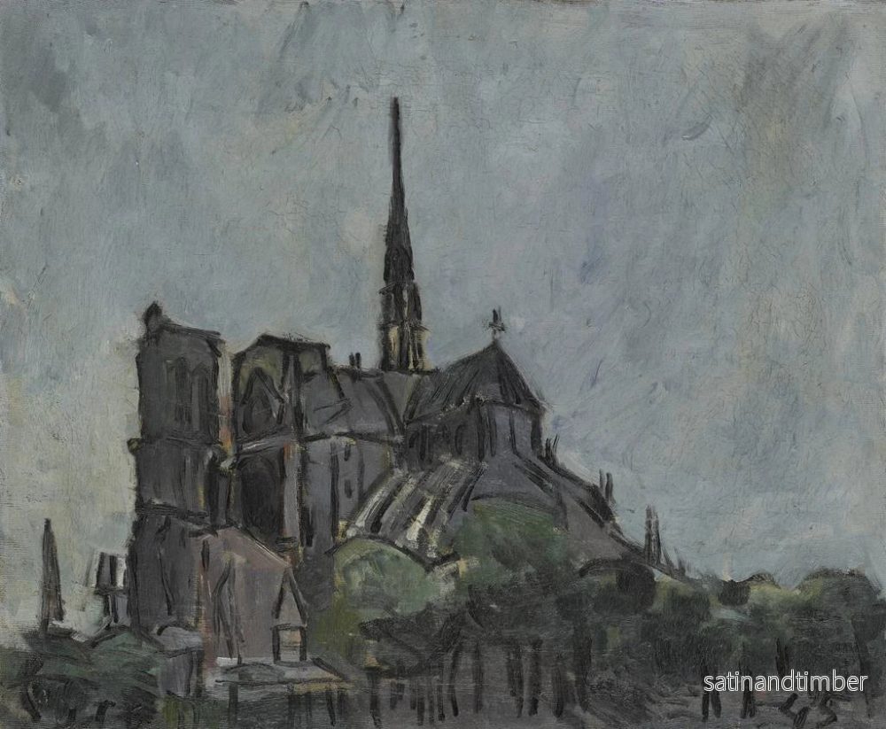 Reproduktion av målningen Notre-Dame - Joaquín Torres-García - Bild 2