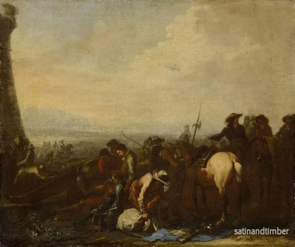 Reproduktion av målningen Efter slaget - Georg Philipp Rugendas den äldre - Bild 2