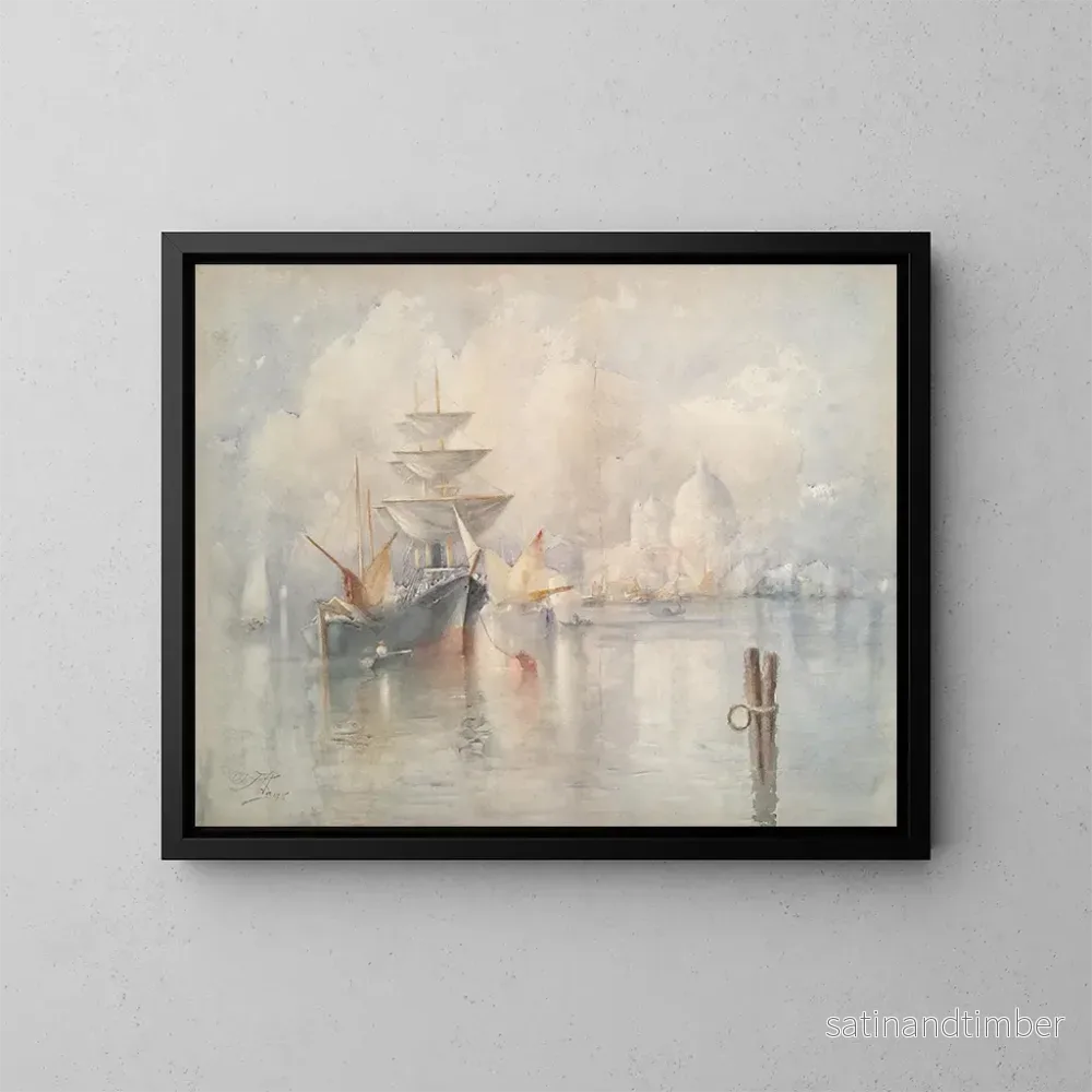 Reproduktion av målningen Morgon i Venedig - Willis Seaver Adams