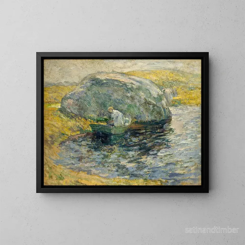 Reproduktion av målningen En sommardag – John Henry Twachtman
