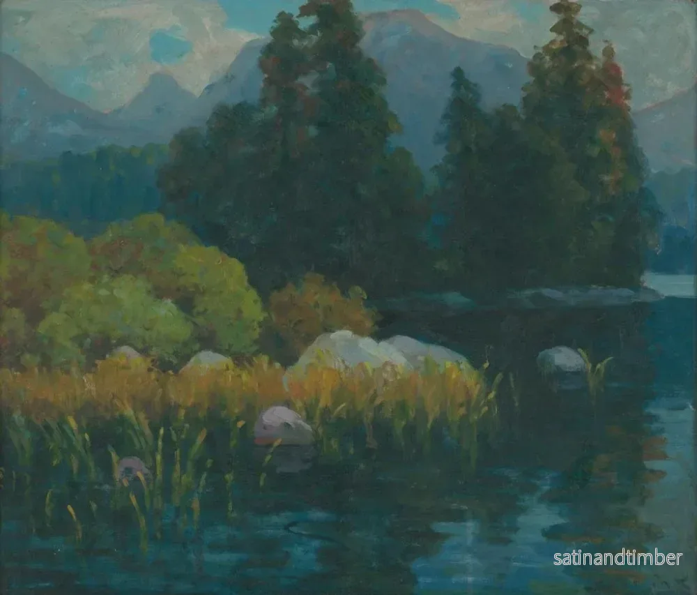 Reproduktion av målningen Landskap - Ludovit Ordok - Bild 2