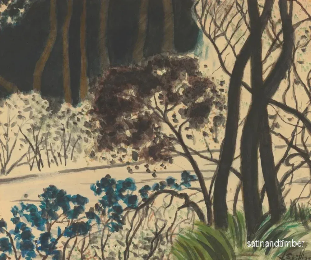 Reproduktion av målningen Landskapsbild av skog - Léon Spilliaert - Bild 2