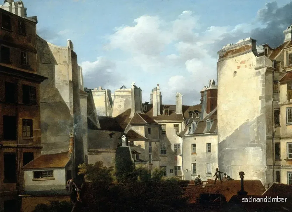 Reproduktion av målningen Tak i Paris - Étienne Bouhot - Bild 2