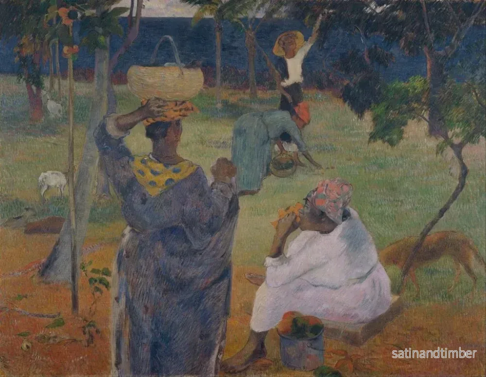 Reproduktion av målningen Les manguiers de la Martinique - Paul Gauguin - Bild 2