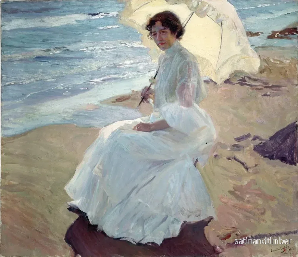 Reproduktion av målningen Clotilde på stranden - Joaquín Sorolla - Bild 2