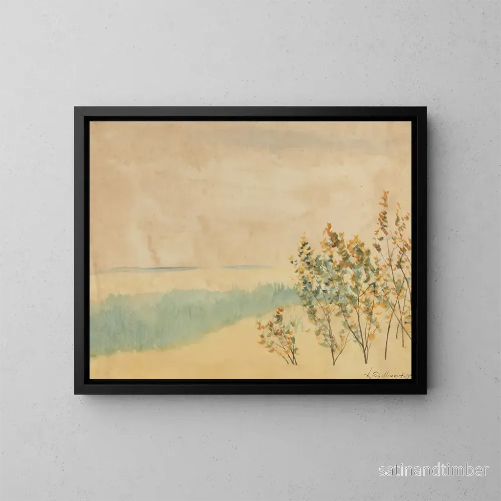 Reproduktion av målningen Landskap - Léon Spilliaert