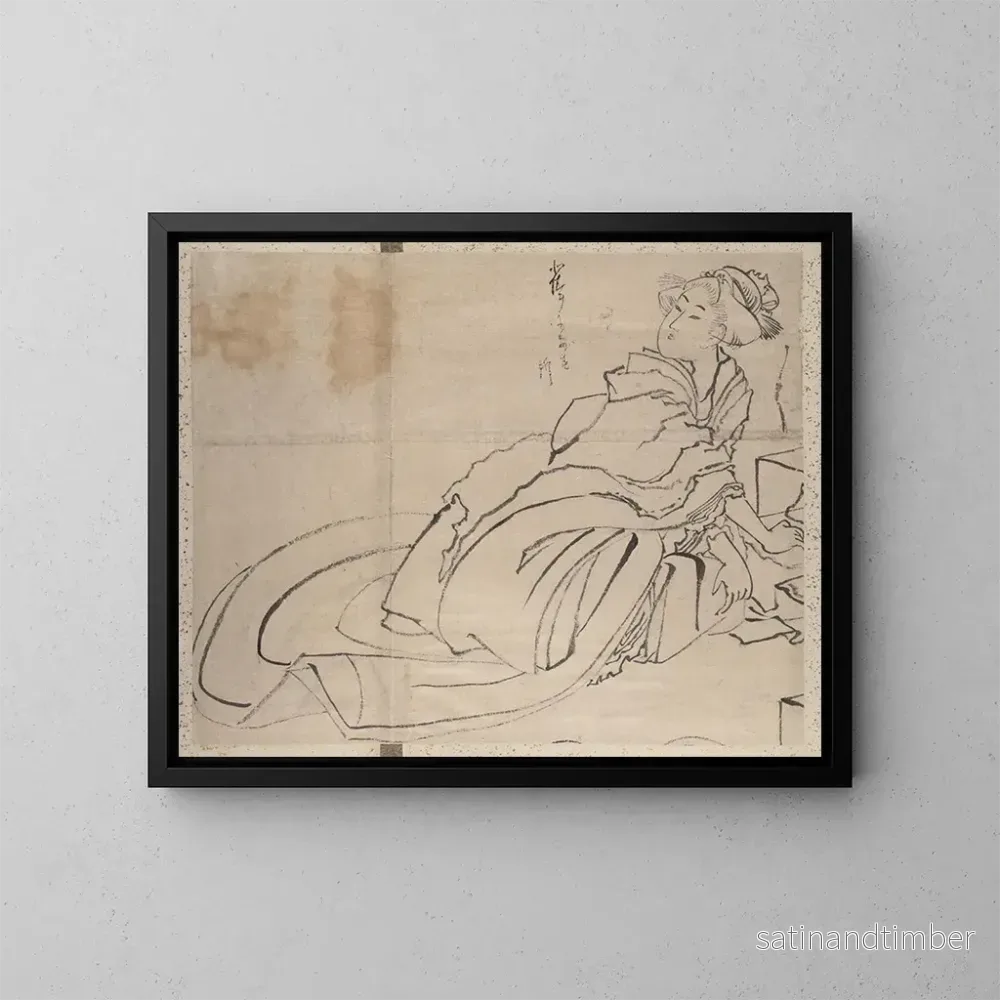 Reproduktion av målningen Album av skissbok av Katsushika Hokusai och hans lärjungar Pl56 – Katsushika Hokusai Reproduktion av målningen Album av skissbok av Katsushika Hokusai och hans lärjungar Pl56 – Katsushika Hokusai