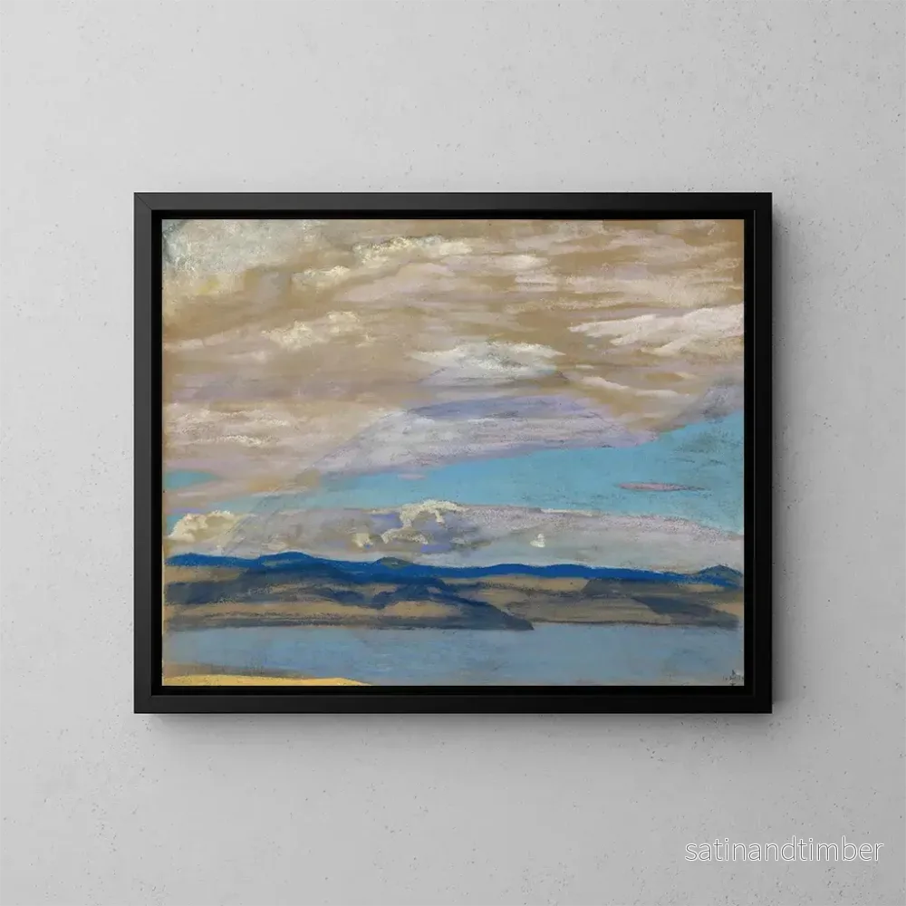 Reproduktion av målningen Öar - Nicholas Roerich