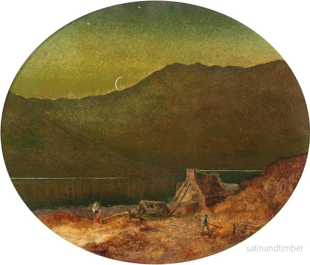 Reproduktion av målningen Le Croissant - John Atkinson Grimshaw - Bild 2