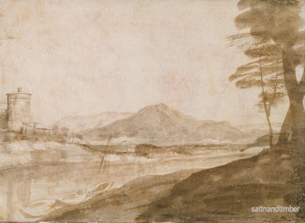 Reproduktion av målningen Landskap - Claude Lorrain - Bild 2
