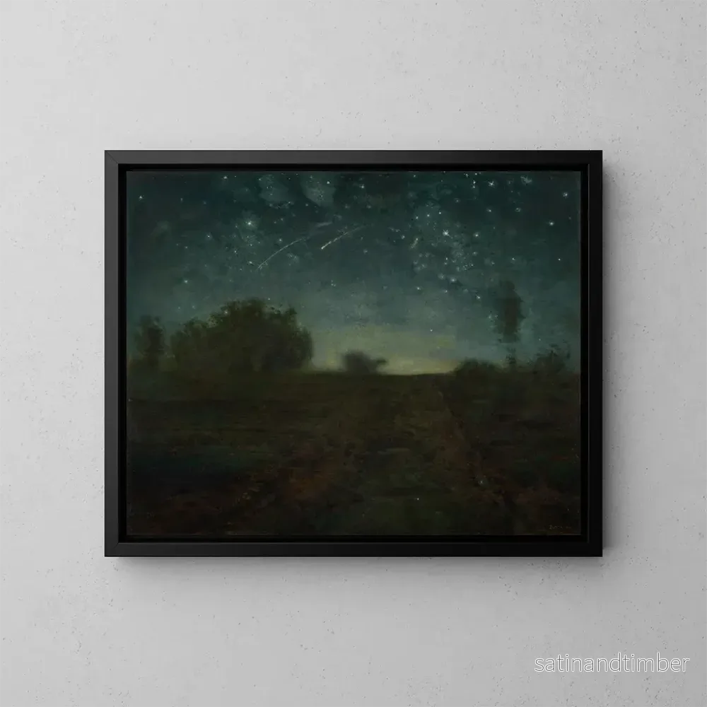 Reproduktion av målningen Nattstjärne - Jean-François Millet