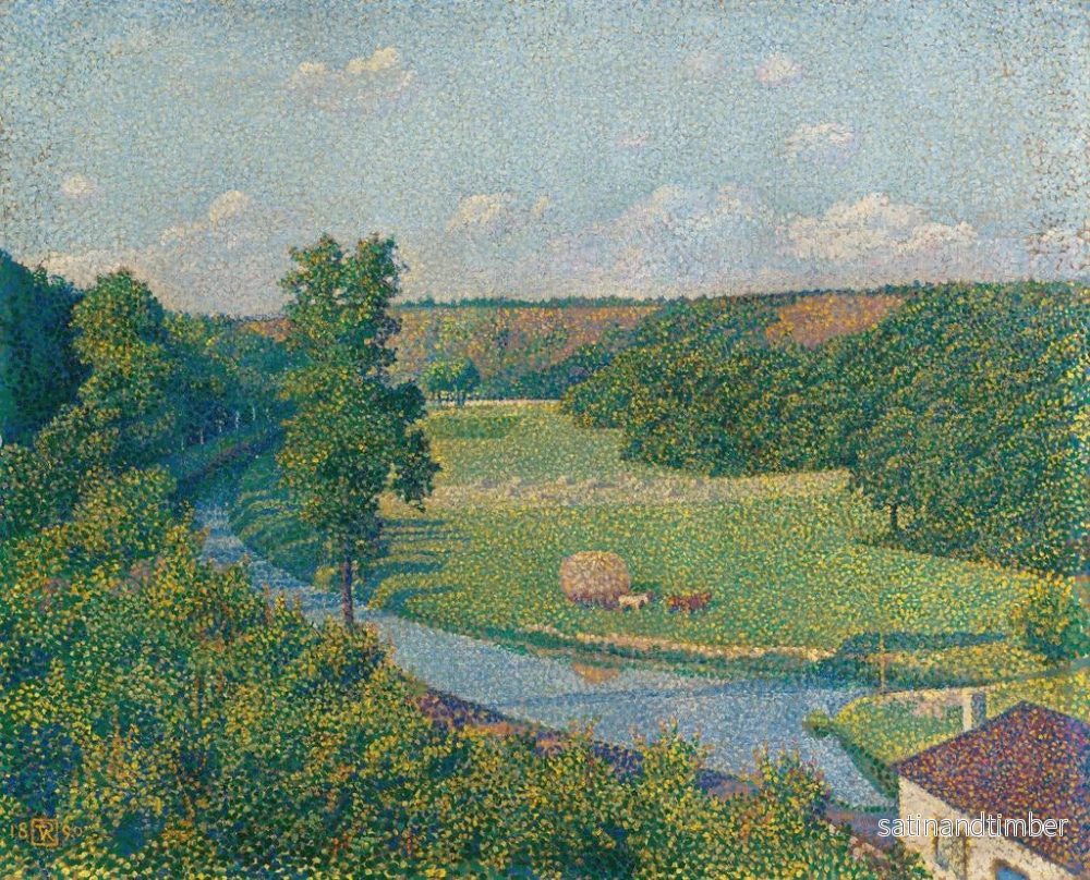 Reproduktion av målningen La vallée de la Sambre - Theo van Rysselberghe - Bild 2