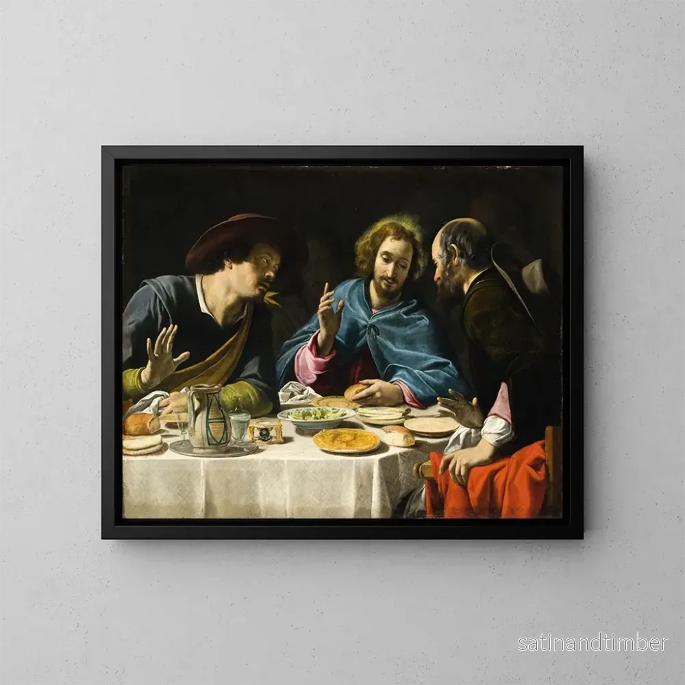 Reproduktion av målningen Le souper à Emmaüs - Filippo Tarchiani