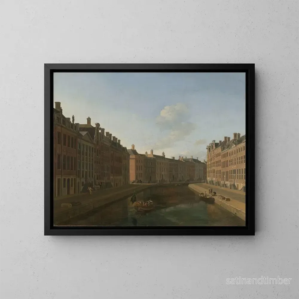 Reproduktion av målningen av Vue de la Gouden Bocht dans la Herengracht depuis l’est – Gerrit Adriaensz Berckheyde Reproduktion av målningen av Vue de la Gouden Bocht dans la Herengracht depuis l’est – Gerrit Adriaensz Berckheyde