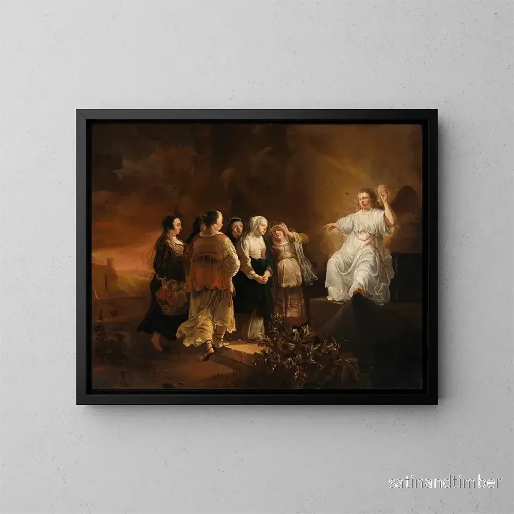 Reproduktion av målningen Les Saintes Femmes au Tombeau - Jan Baptist Weenix