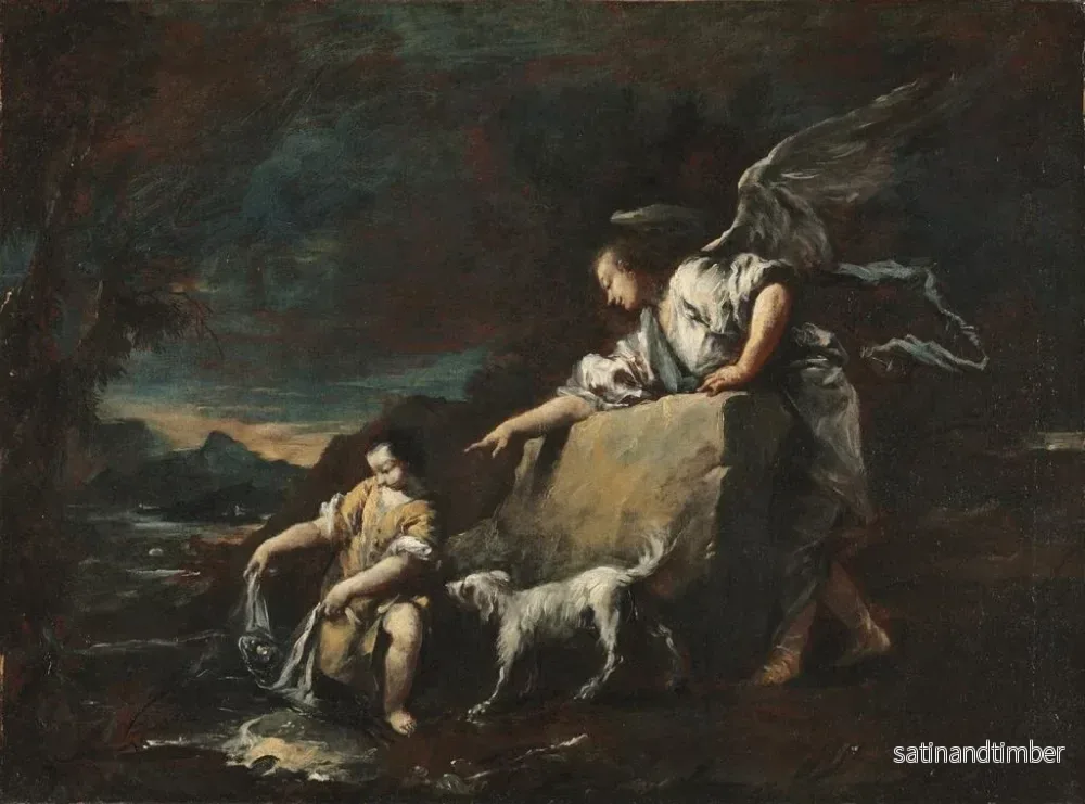 Reproduktion av målningen Tobias och ängeln - Francesco Guardi - Bild 2