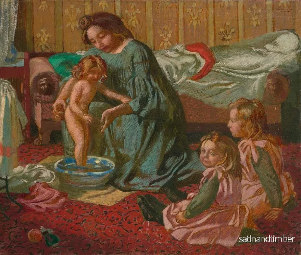 Reproduktion av målningen av Barnkammaren i Sixtinska kapellet - Maurice Denis - Bild 2