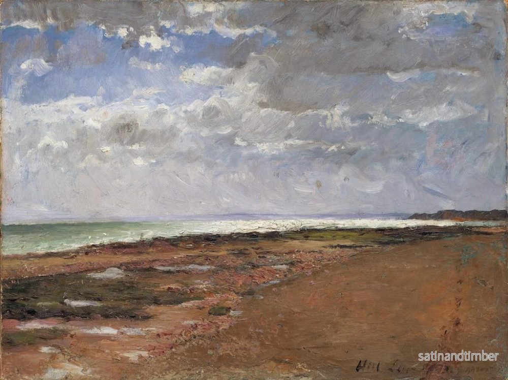 Reproduktion av målningen La Plage à Luc - Carl Fredrik Hill - Bild 2