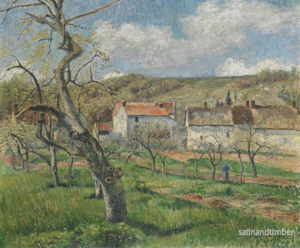 Reproduktion av målningen Les coteaux d'Auvers - Victor Vignon - Bild 2