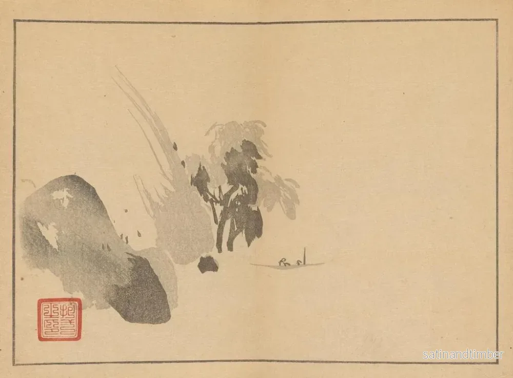Reproduktion av målningen Sakai Hoitsu, blom- och fågelmålning, pl. 11 - Sakai Hōitsu - Bild 2
