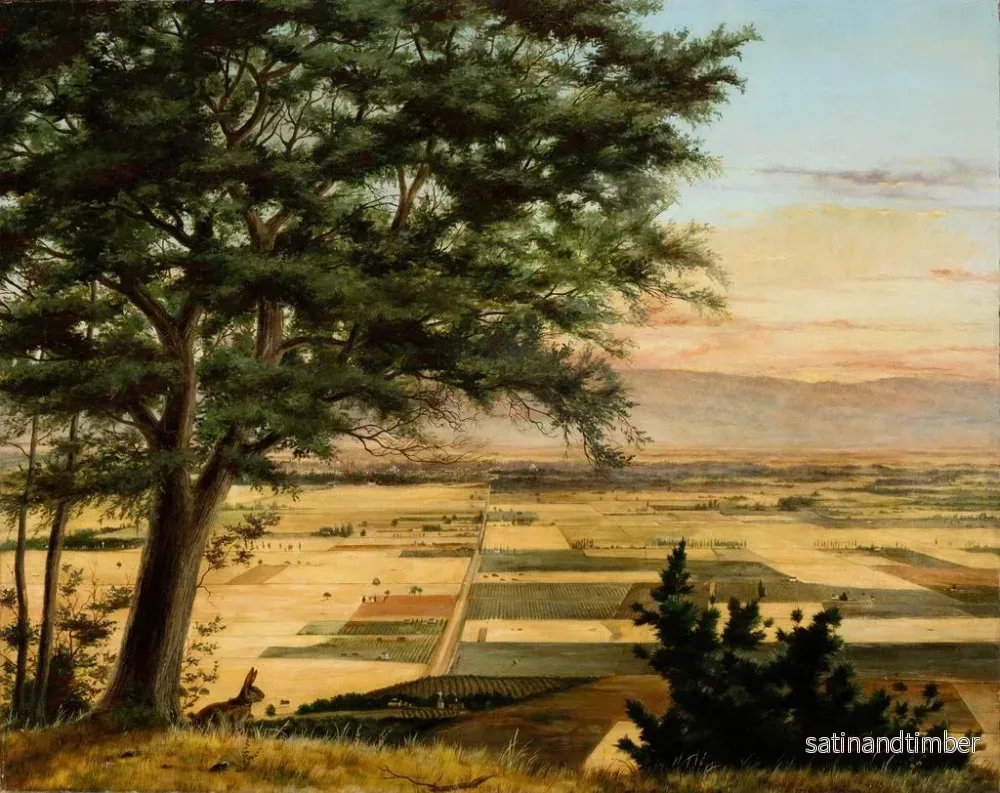 Reproduktion av målningen Vallée de Santa Clara - Harold G Peelor - Bild 2