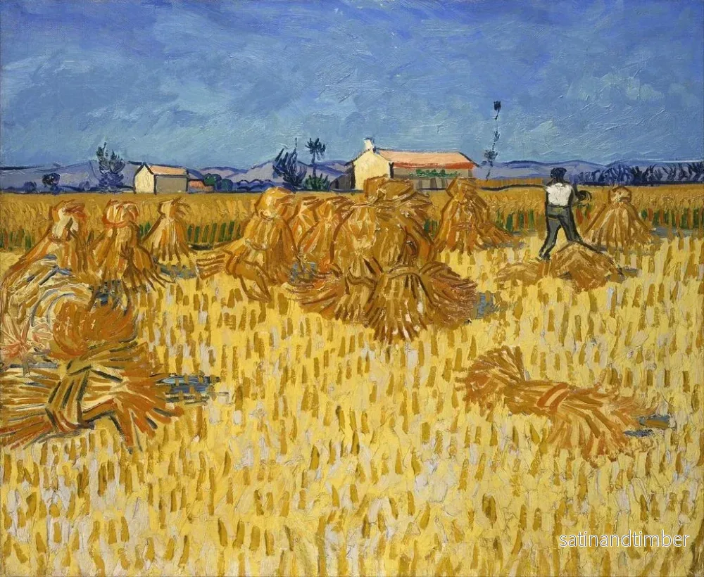 Reproduktion av målningen Skörd av majs i Provence - Vincent van Gogh - Bild 2